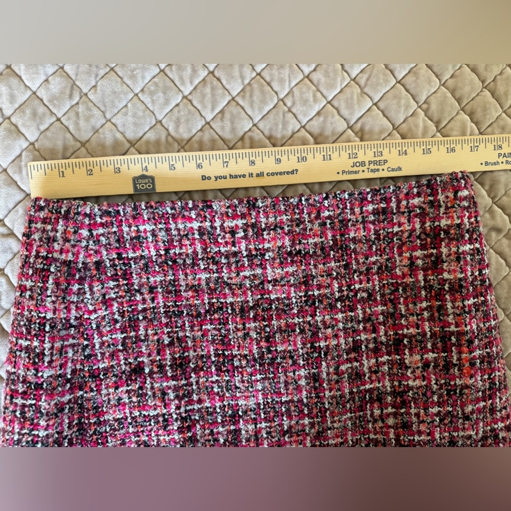 Talbots Tweed Jacket Skirt Set Pink Boucle Preppy Chic Size 6 NEW WITH TAGS - Picture 15 of 15